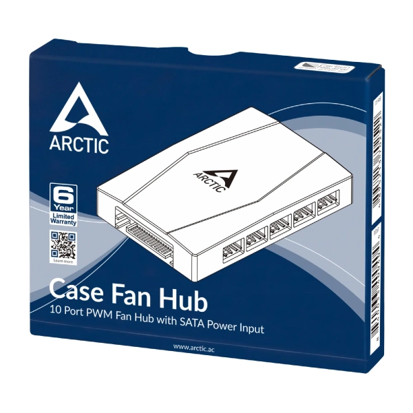 Купити Контролер Arctic Case Fan Hub 10 Port with SATA Power - фото 7