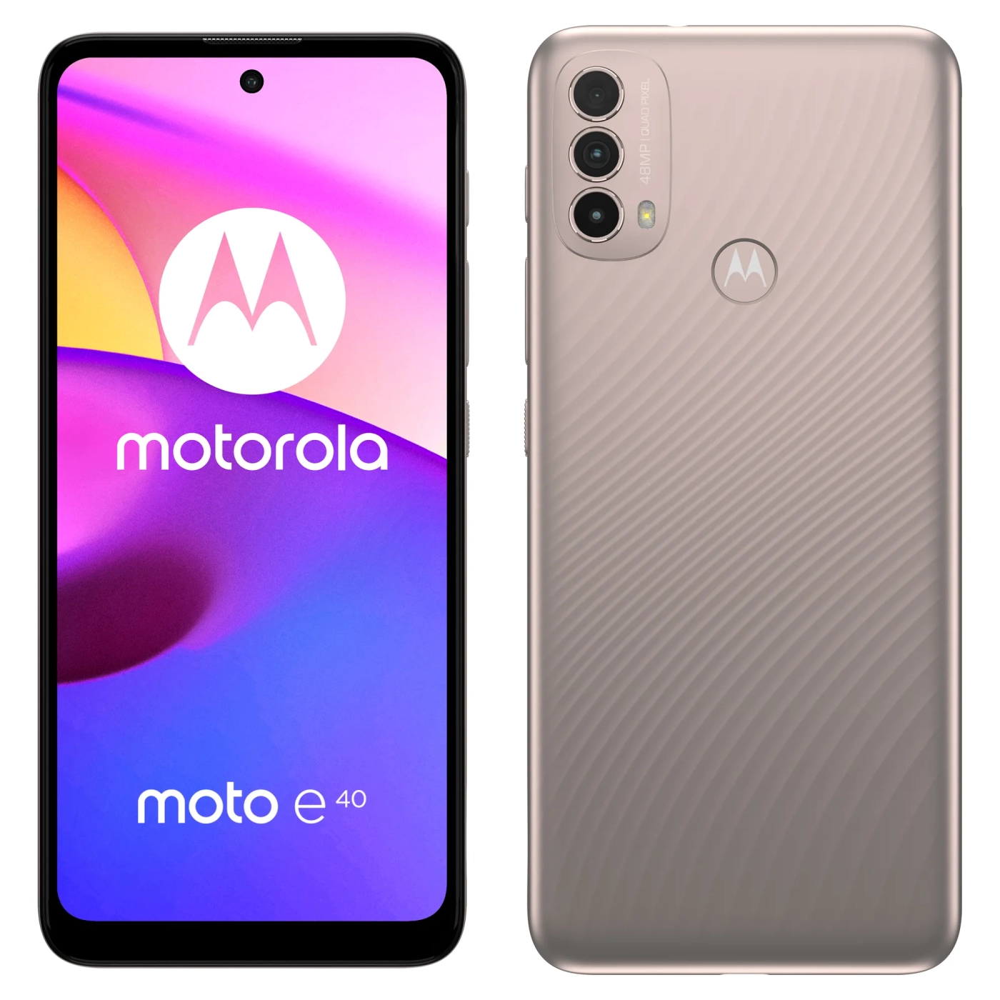 Купить Смартфон Motorola E40 4/64GB Pink Clay - фото 1