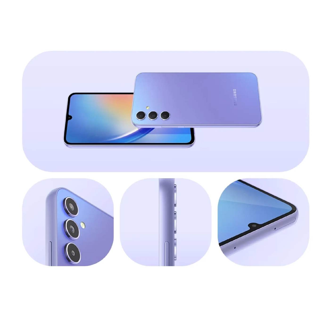 Купити Смартфон Samsung Galaxy A34 5G (A346) 6/128GB 2SIM Light Violet (SM-A346ELVASEK) - фото 10