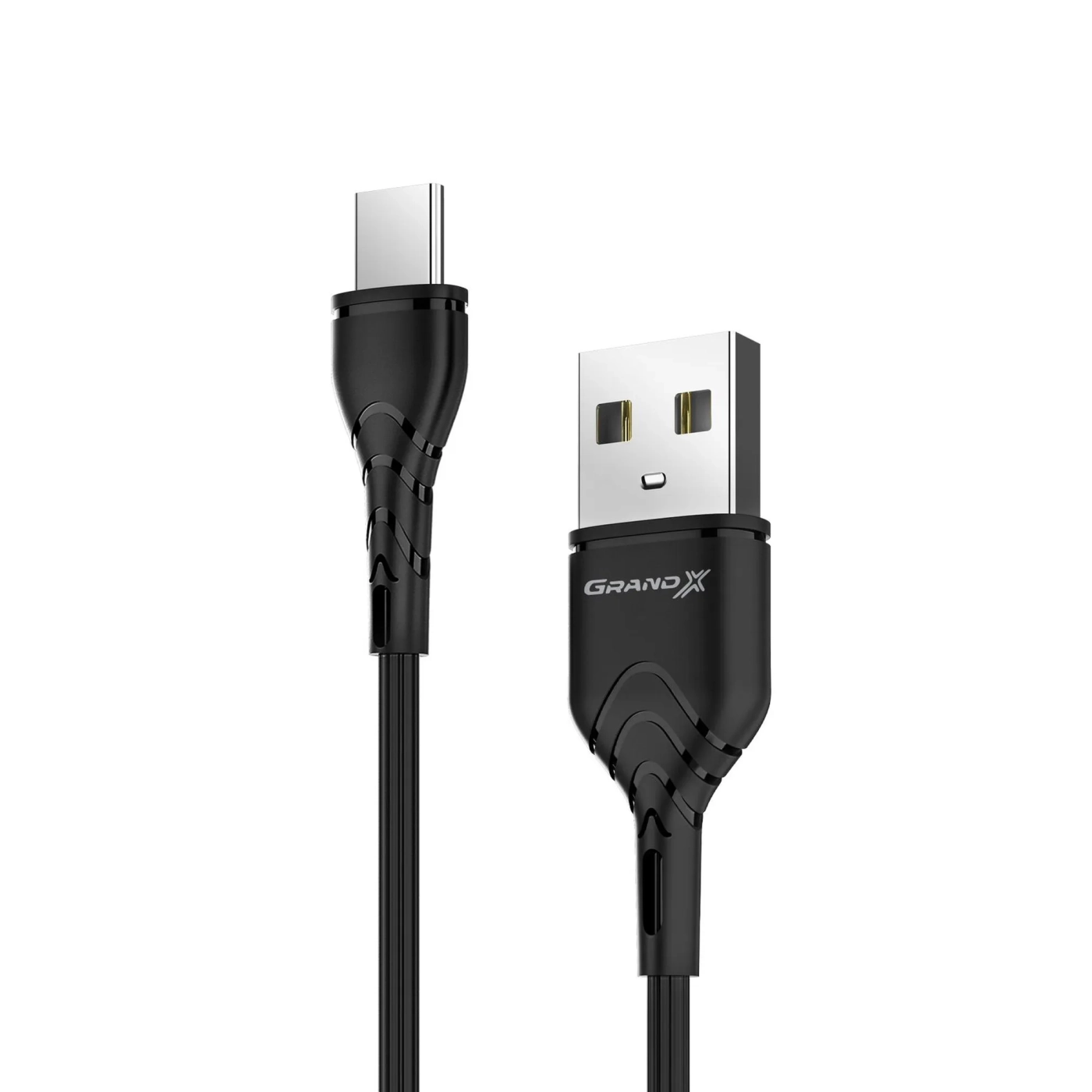 Купити Кабель Grand-X USB Type-C 3A 1m Black (PC-03B) - фото 1