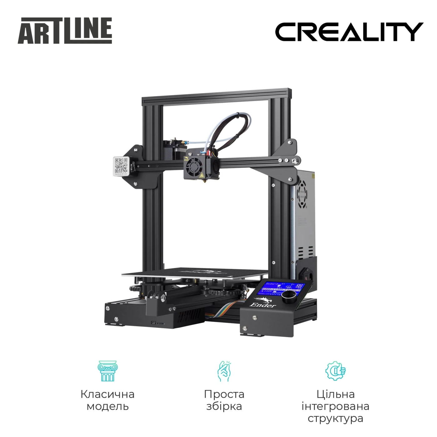 Купити 3D-принтер Creality Ender-3 - фото 2