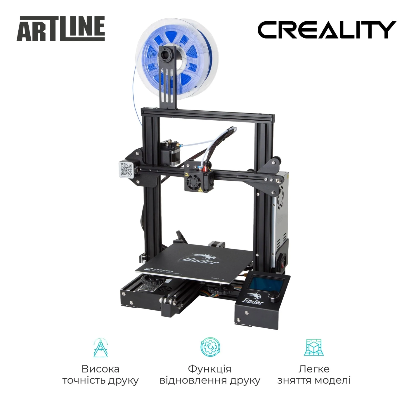 Купити 3D-принтер Creality Ender-3 - фото 3