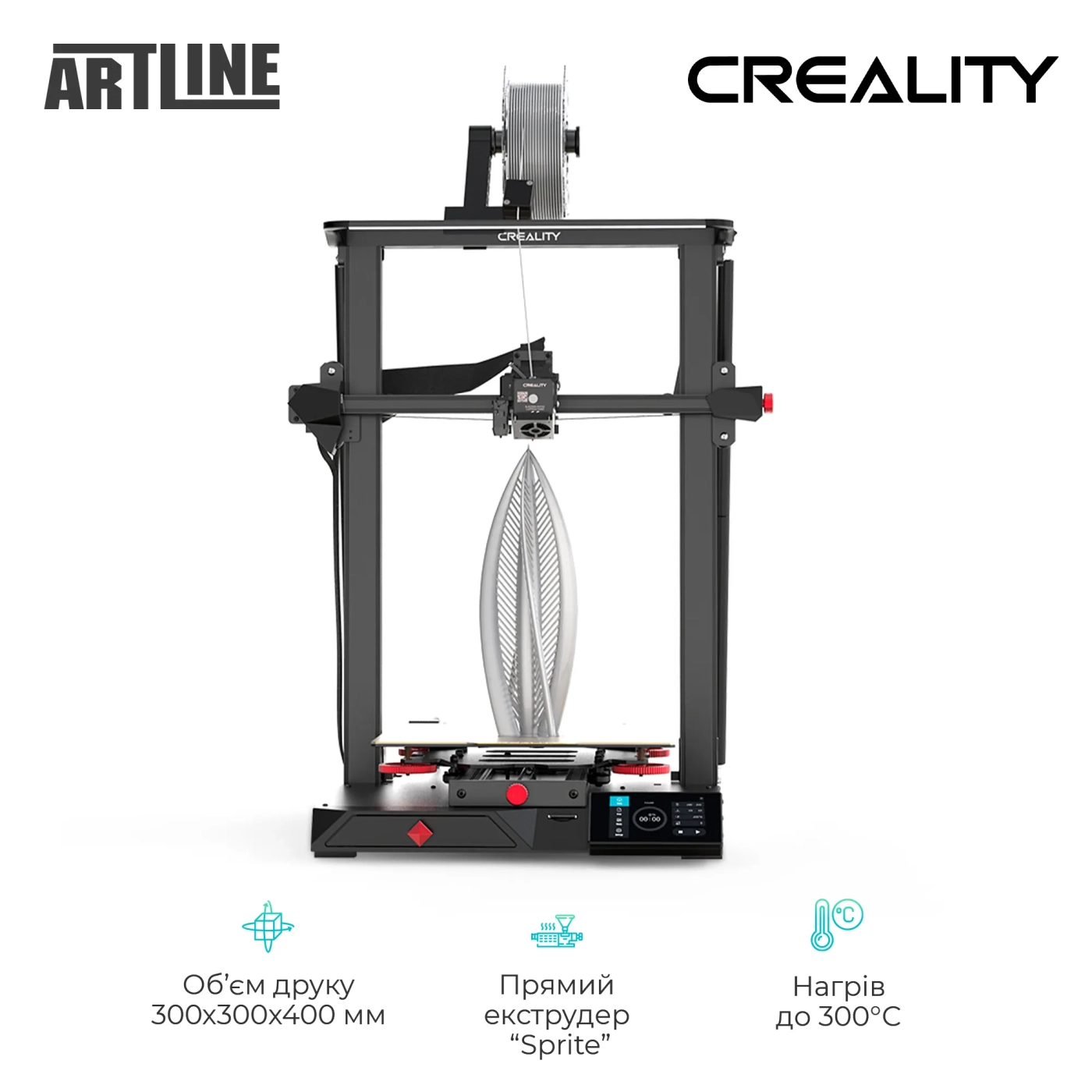 Купити 3D-принтер Creality CR-10 Smart Pro - фото 2