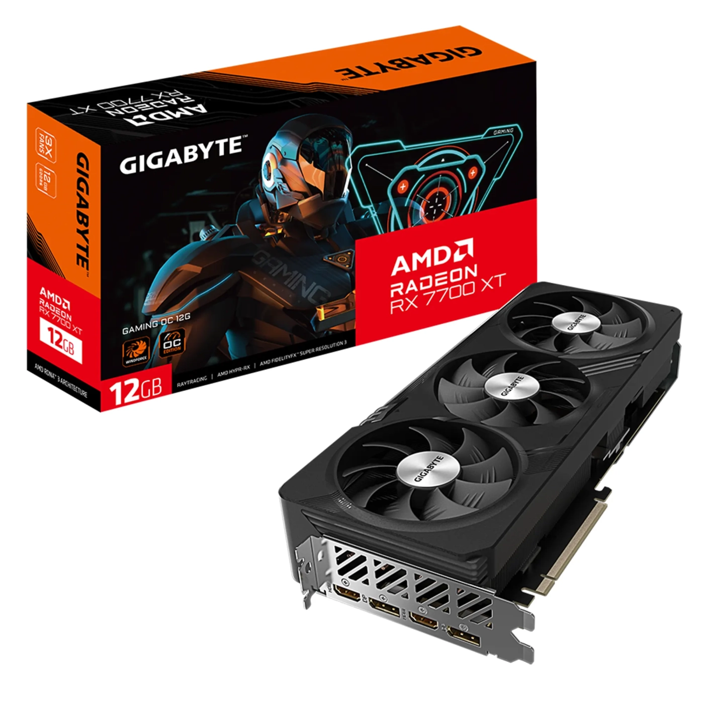 Купить Видеокарта GIGABYTE Radeon RX 7700 XT GAMING OC 12G - фото 8