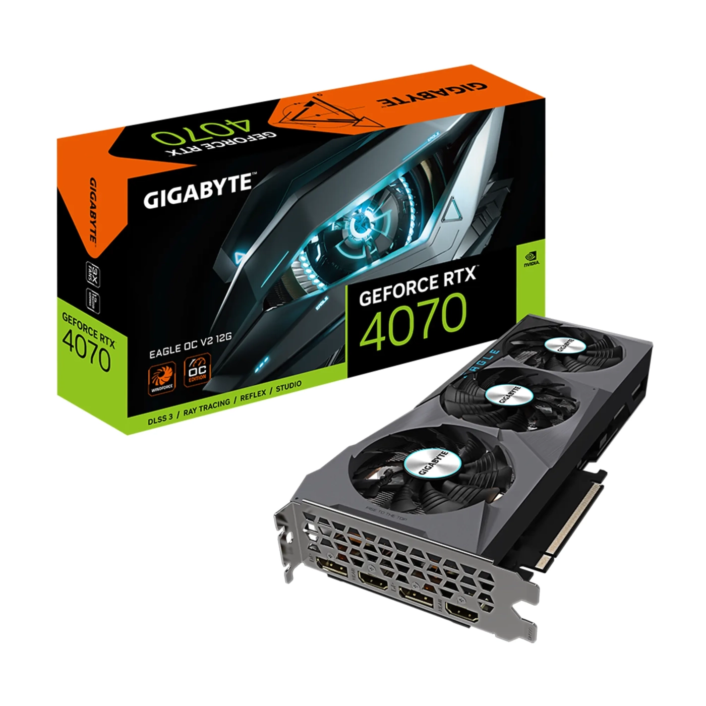Купить Видеокарта GIGABYTE GeForce RTX 4070 EAGLE OC V2 12G 1.0 - фото 9