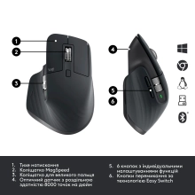 Купити Миша Logitech MX Master 3S for Business Graphite - фото 6