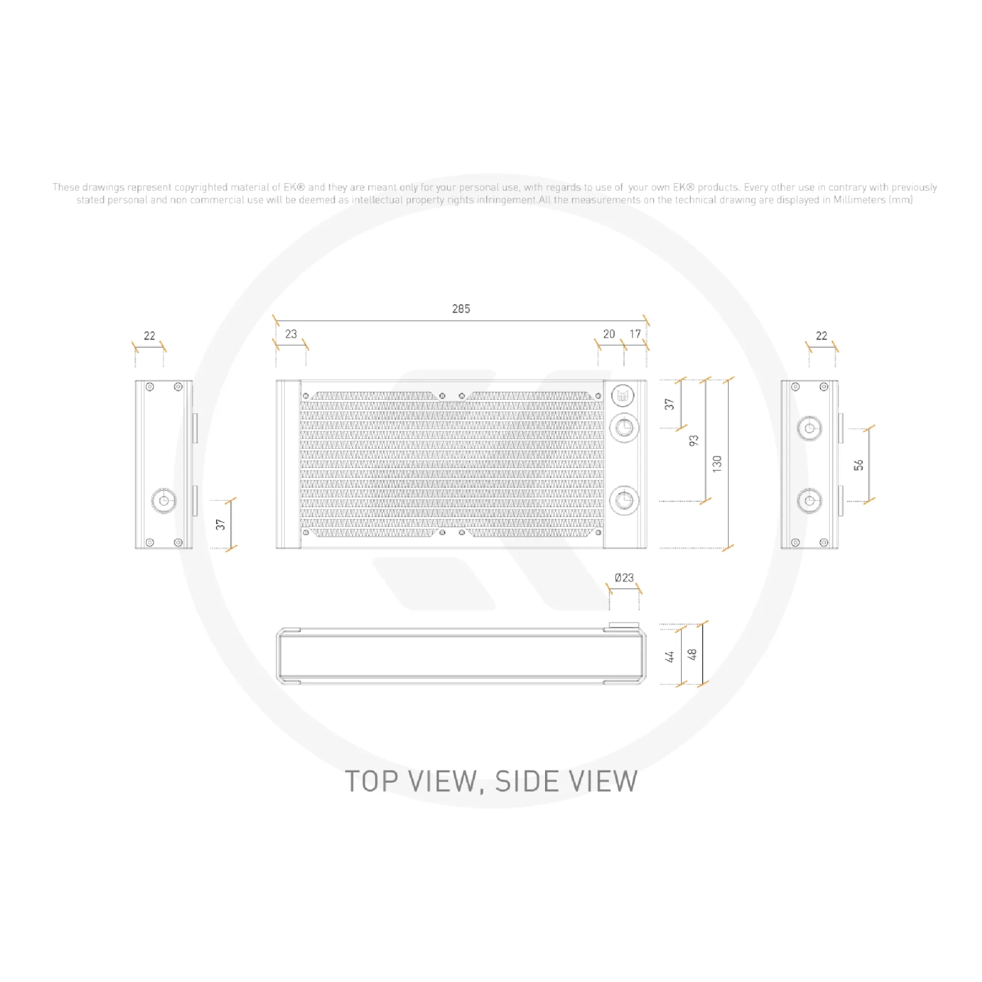 Купити Радіатор EKWB EK-Quantum Surface P240M - White - фото 7