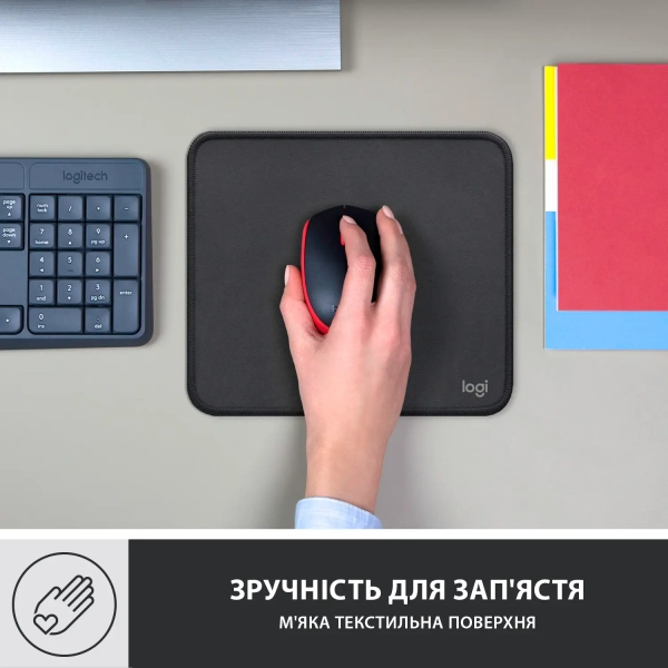 Купить Игровая поверхность Logitech Mouse Pad Studio Series Graphite - фото 6