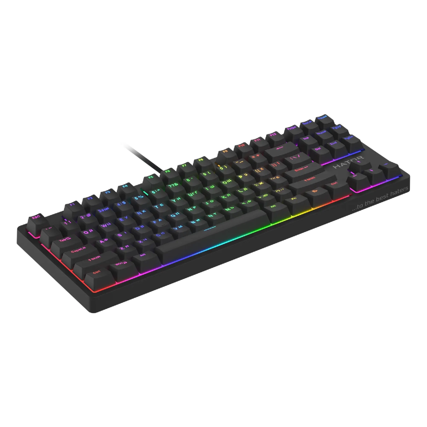 Купить Клавиатура HATOR Rockfall 2 Mecha TKL Black (HTK-720) - фото 3