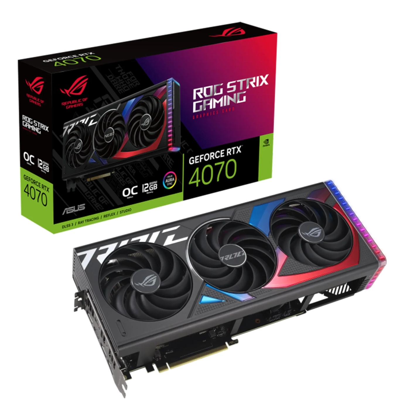 Купить Видеокарта ASUS GeForce ROG-STRIX-RTX4070-O12G-GAMING - фото 15