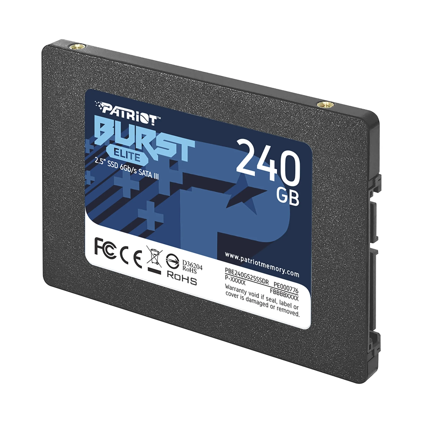 Купить SSD PATRIOT Burst Elite 240GB 2.5" SATA III - фото 2