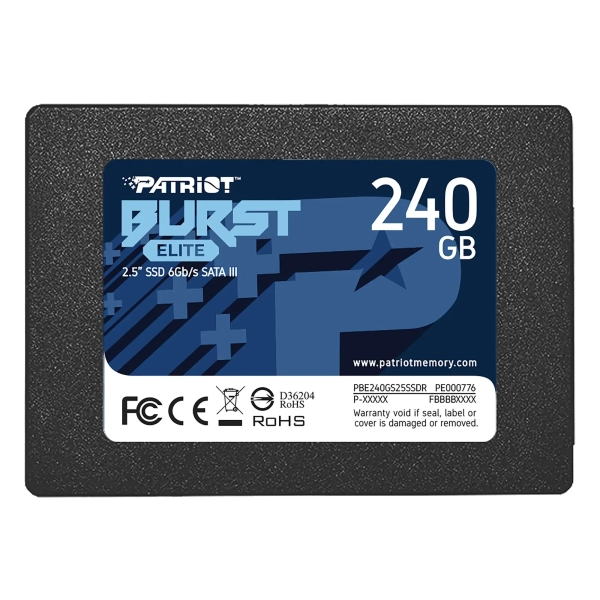 Купити SSD PATRIOT Burst Elite 240GB 2.5" SATA III - фото 1