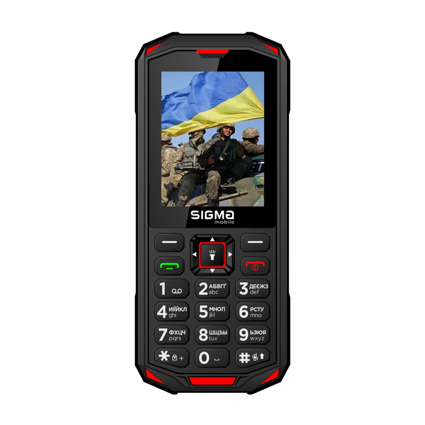 Купить Мобильный телефон Sigma X-treme PA68 Black Red - фото 1