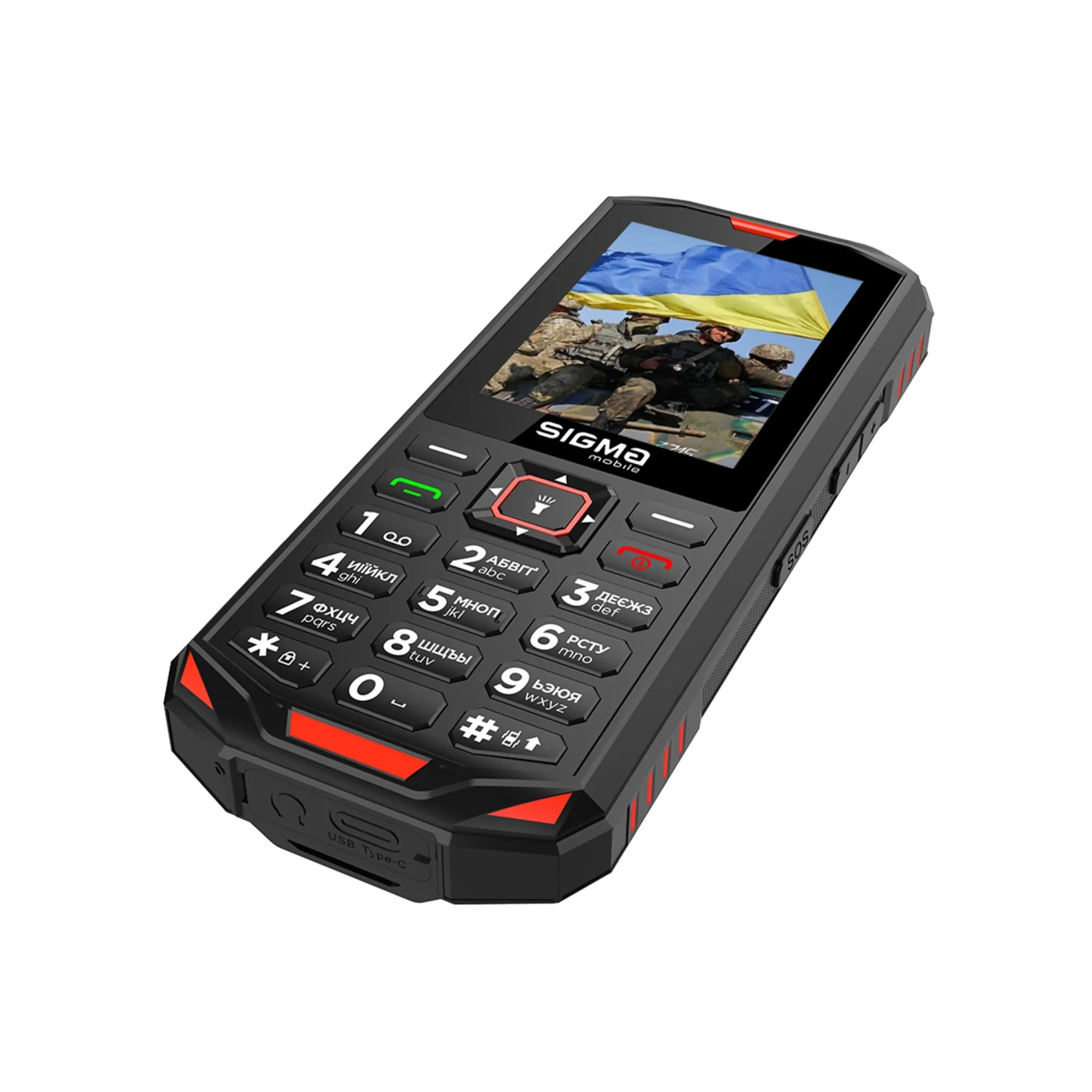 Купить Мобильный телефон Sigma X-treme PA68 Black Red - фото 3