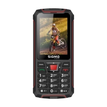 Купити Мобільний телефон Sigma X-treme PR68 Black Red - фото 1