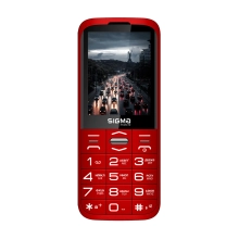 Купити Мобільний телефон Sigma Comfort 50 Grace Type-C Red - фото 1