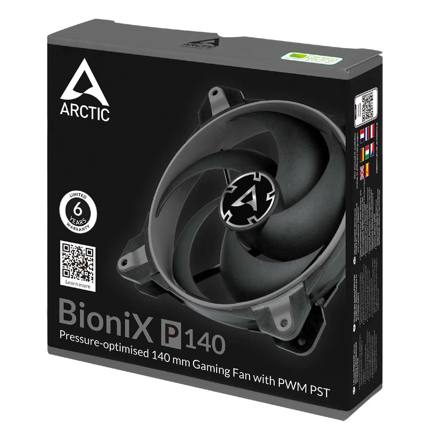 Купити Вентилятор Arctic BioniX P140 Grey (ACFAN00159A) - фото 6