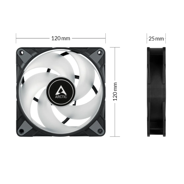 Купити Вентилятор Arctic P12 PWM PST A-RGB (ACFAN00231A) - фото 5