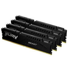 Купить Модуль памяти Kingston FURY Beast DDR5-5200 128GB KIT (4x32GB) (KF552C40BBK4-128) - фото 1