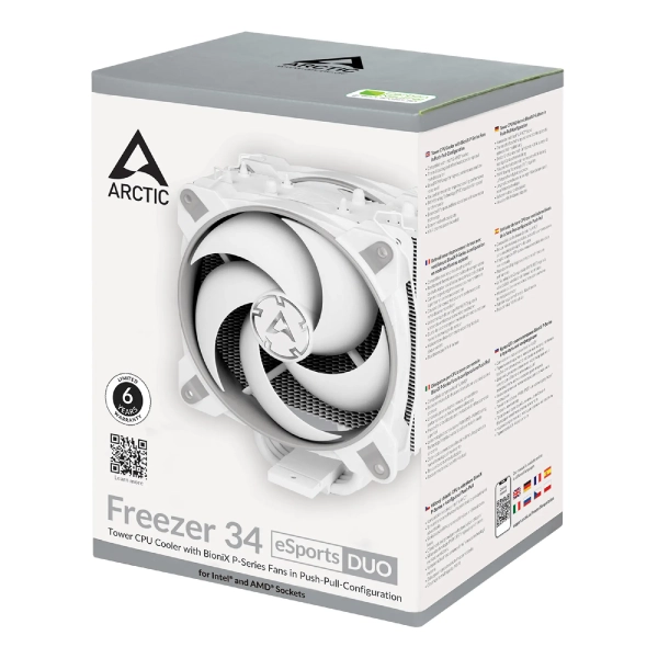 Купить Процессорний кулер Arctic Freezer 34 eSports DUO Grey/White (ACFRE00074A) - фото 10