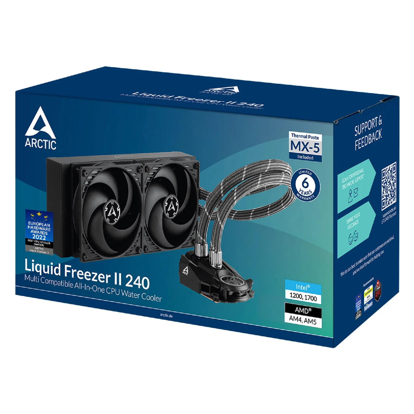 Купить Система жидкостного охлаждения Arctic Liquid Freezer II 240 (ACFRE00046A) - фото 8