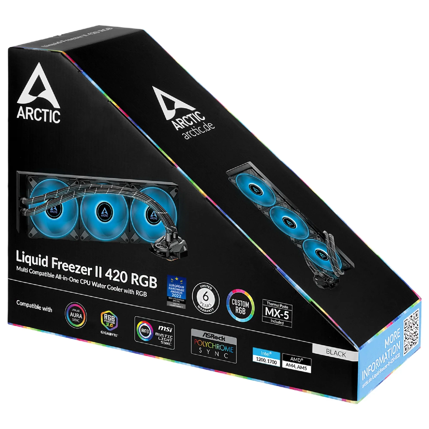 Купить Система жидкостного охлаждения Arctic Liquid Freezer II 420 RGB (ACFRE00110A) - фото 8