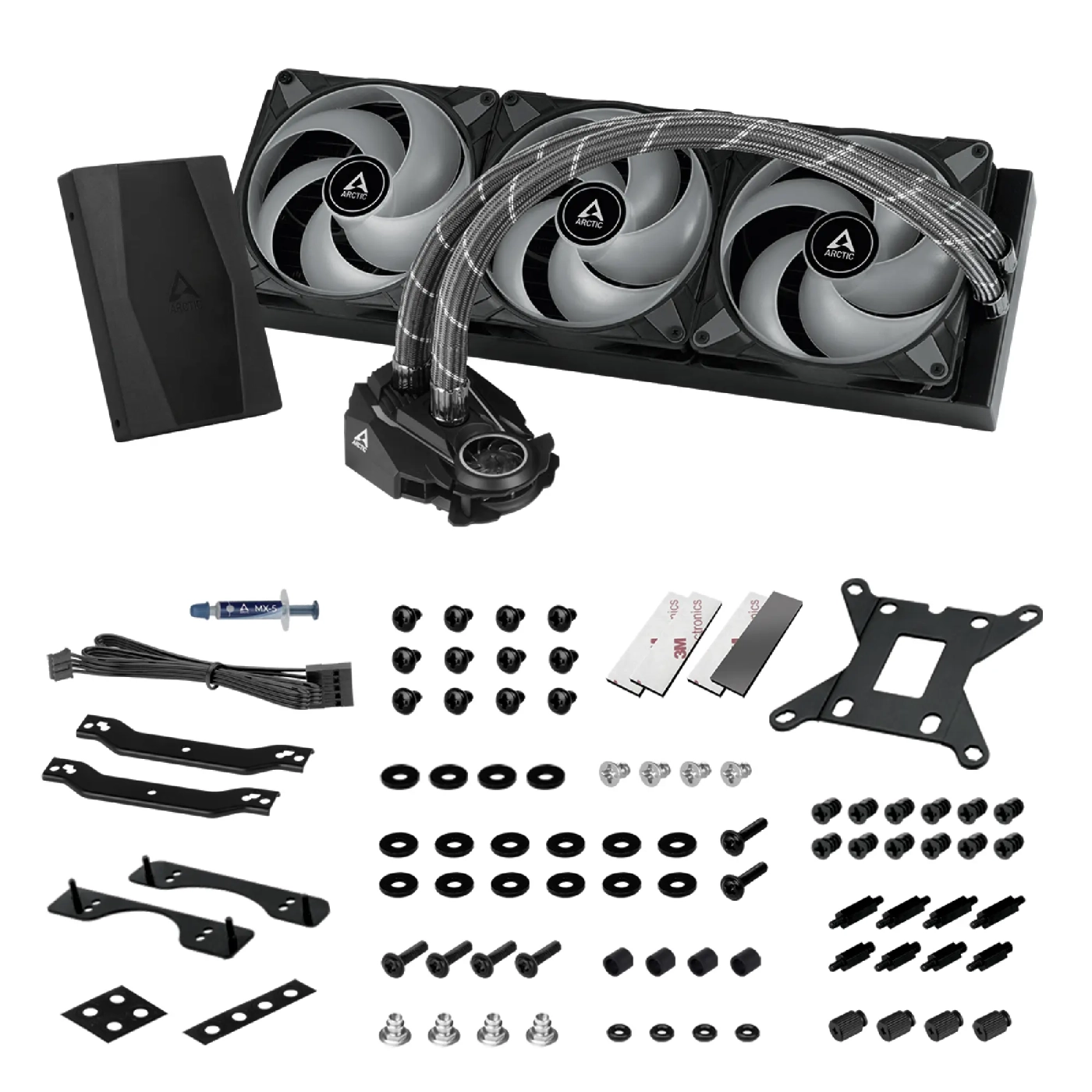 Купить Система жидкостного охлаждения Arctic Liquid Freezer II 420 RGB (ACFRE00111A) - фото 6