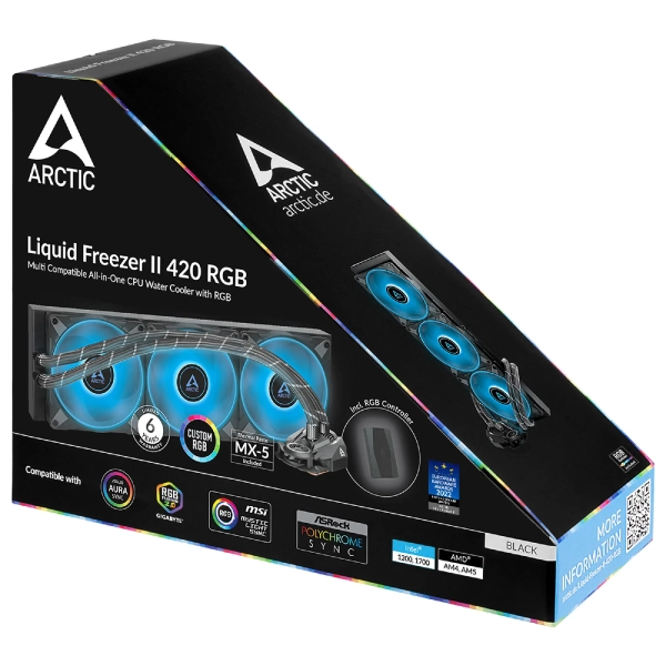 Купить Система жидкостного охлаждения Arctic Liquid Freezer II 420 RGB (ACFRE00111A) - фото 8