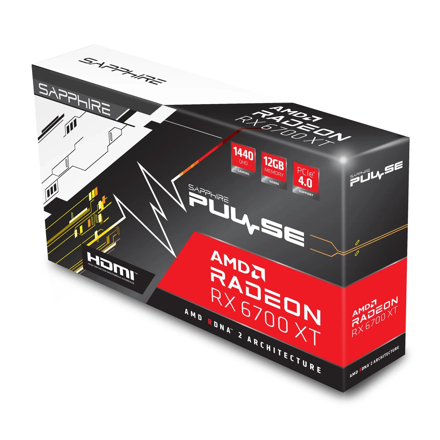 Купить Видеокарта Sapphire Radeon RX 6700 XT 12G PULSE - фото 6