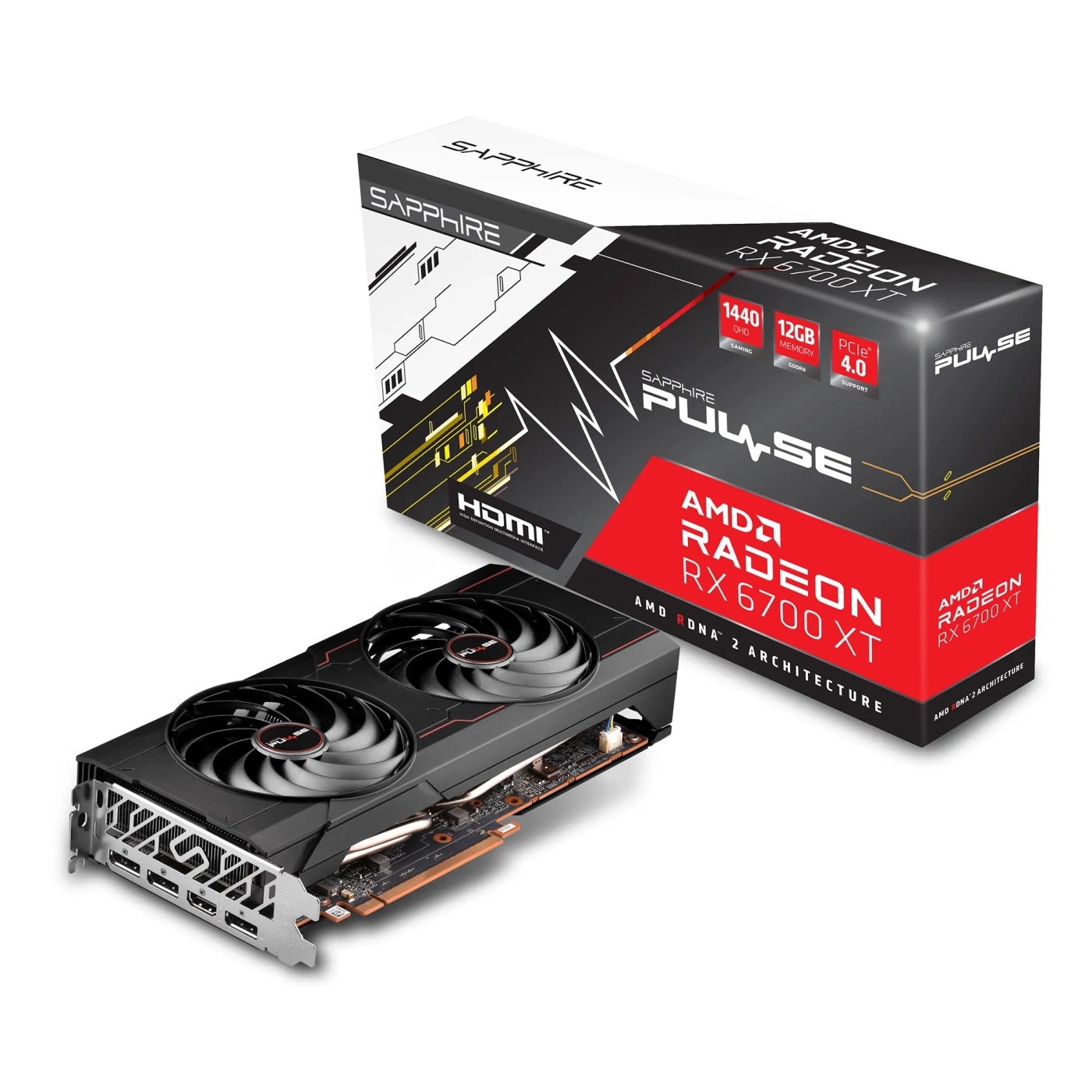 Купить Видеокарта Sapphire Radeon RX 6700 XT 12G PULSE - фото 7