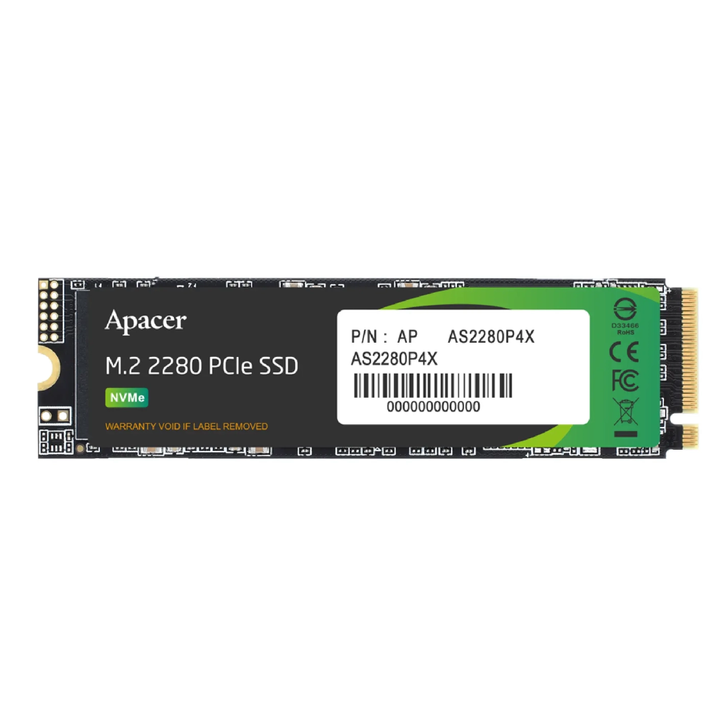 Купить SSD Apacer AS2280P4X 512GB M.2 - фото 1