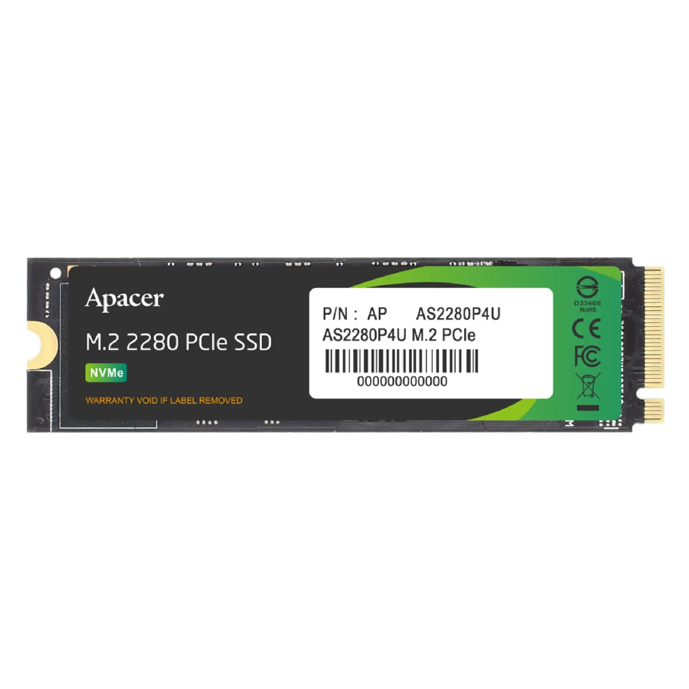 Купити SSD Apacer AS2280P4U 512GB M.2 - фото 1