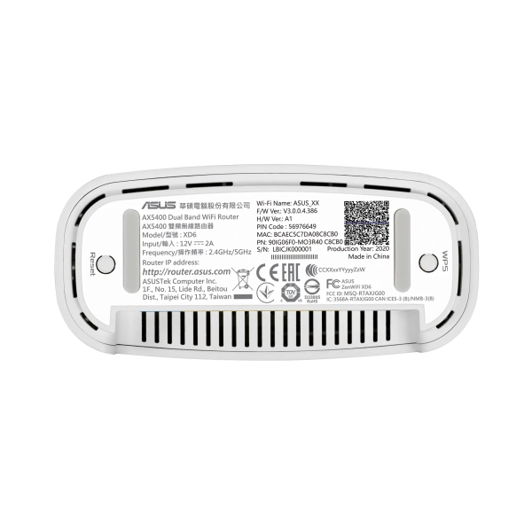 Купить MESH-система ASUS ZenWiFi XD6 (1 Pack) White - фото 6