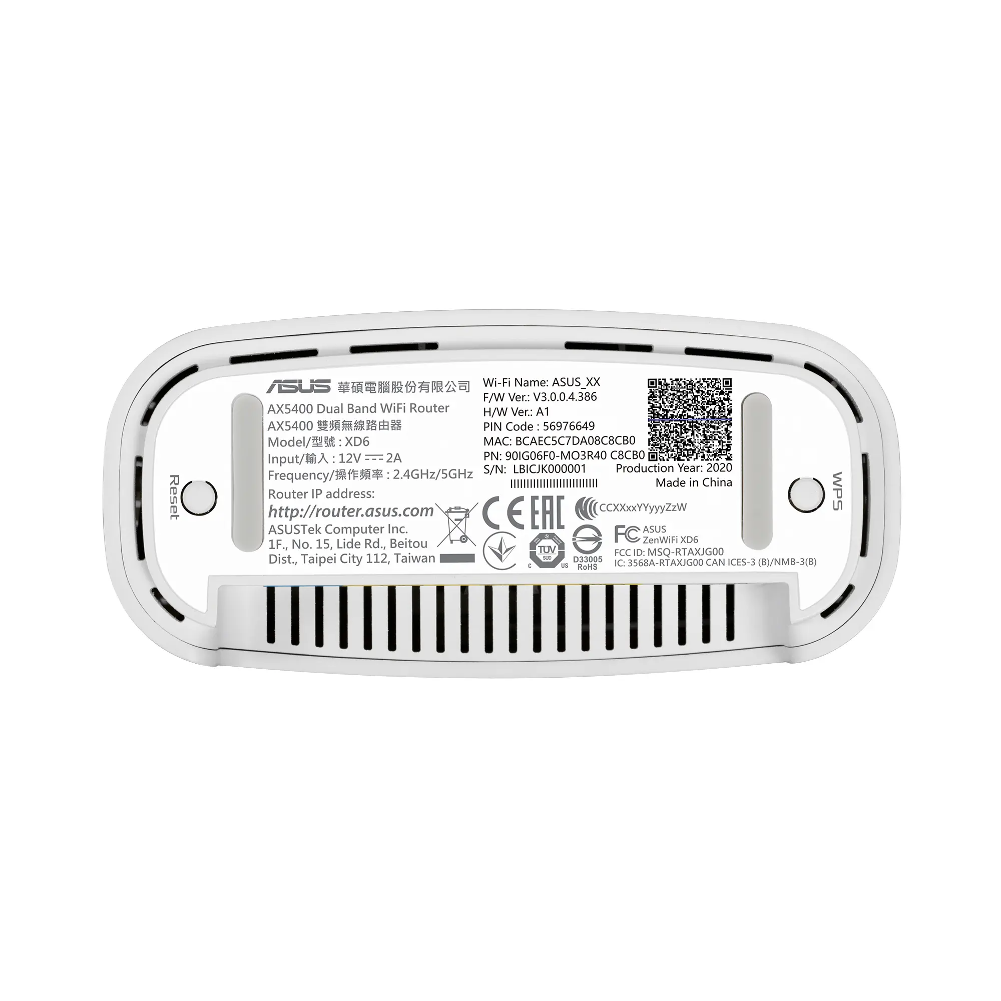 Купить MESH-система ASUS ZenWiFi XD6 (1 Pack) White - фото 6