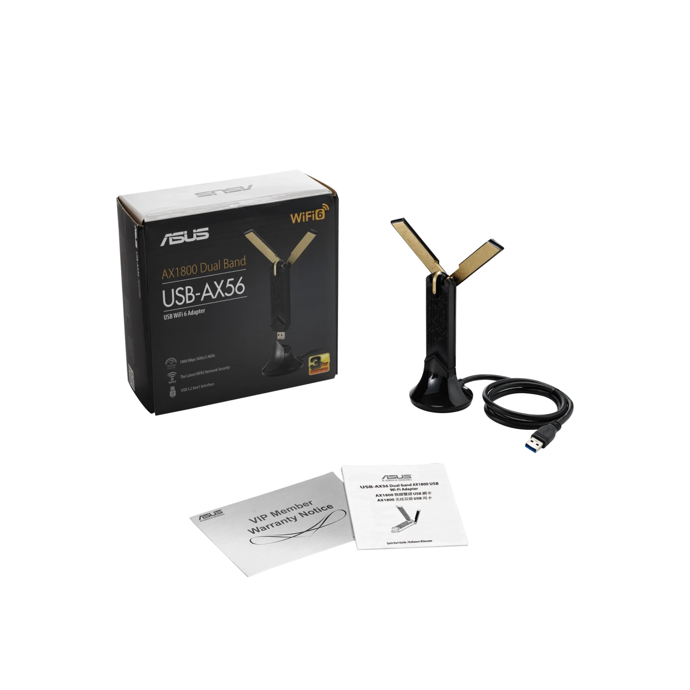 Купити WiFi-адаптер ASUS USB-AX56 - фото 6