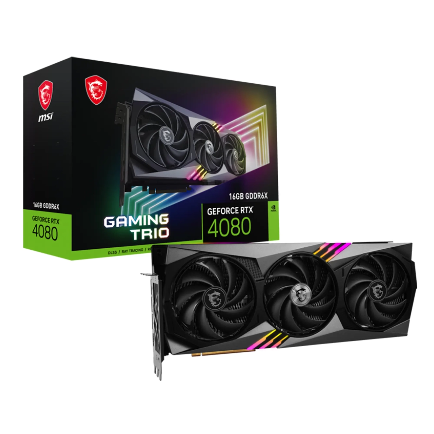 Купить Видеокарта MSI GeForce RTX 4080 16GB GAMING TRIO - фото 7