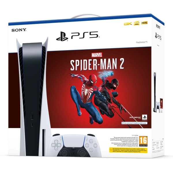 Купити Ігрова консоль Sony PlayStation 5 Blu-Ray Marvel's Spider-Man 2 - фото 1