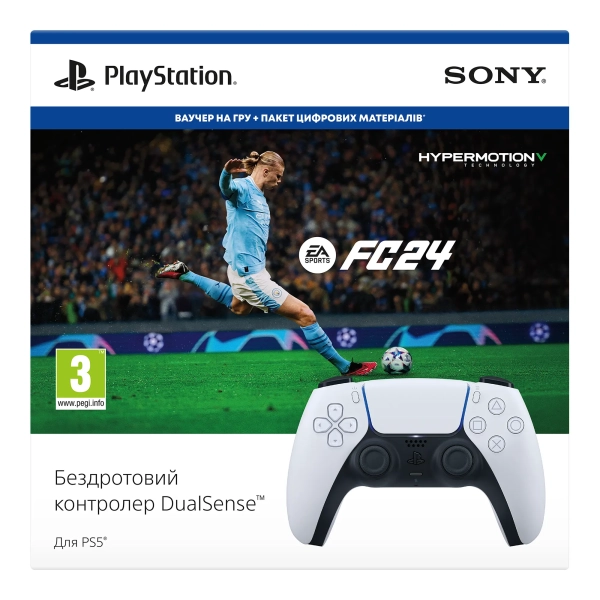 Купить Геймпад Sony PlayStation 5 Dualsense White EA SPORTS FC24 - фото 7
