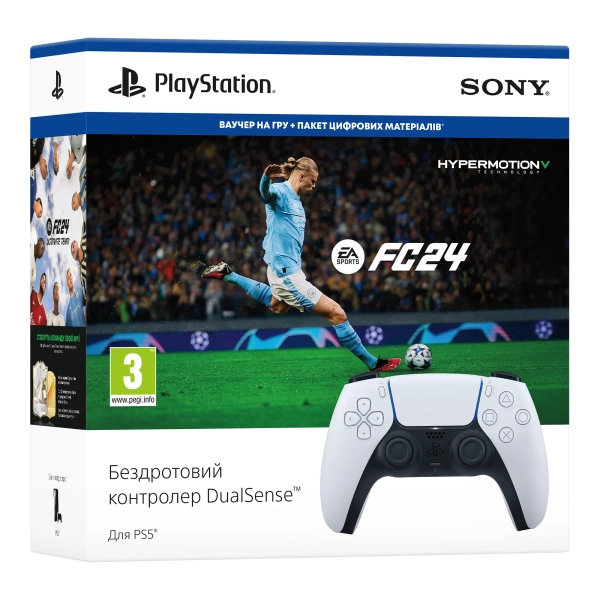 Купить Геймпад Sony PlayStation 5 Dualsense White EA SPORTS FC24 - фото 9