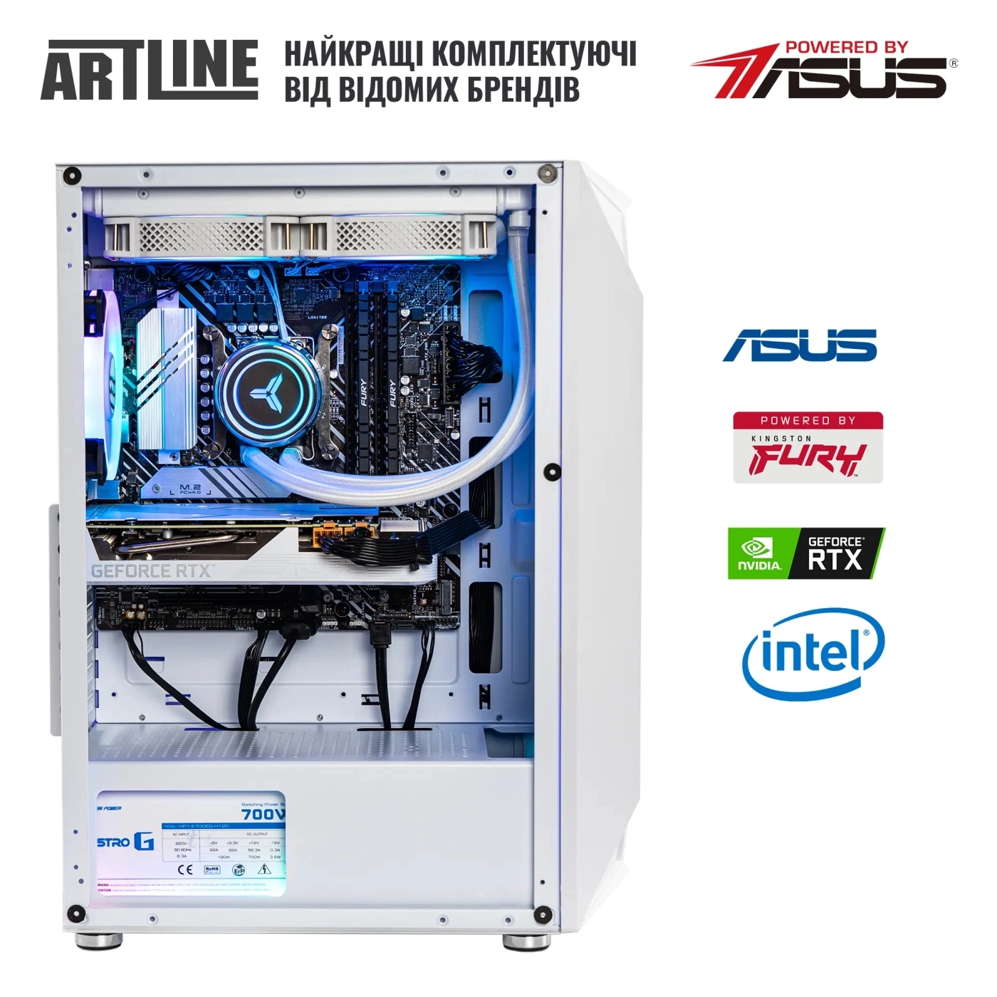 Купити Комп'ютер ARTLINE Gaming X75WHITE Windows 11 Home (X75WHITEv80Win) - фото 8