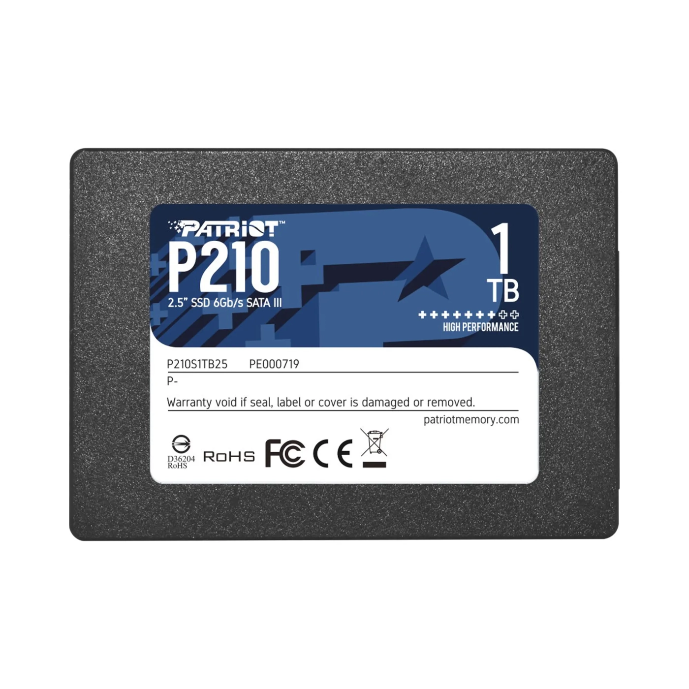 Купити SSD PATRIOT P210 1TB  2.5" SATA 3.0 - фото 1