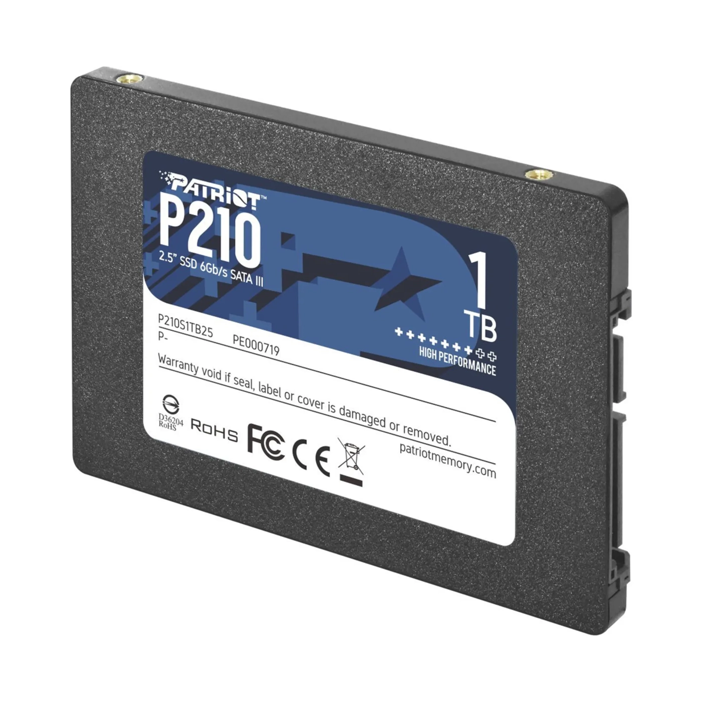 Купити SSD PATRIOT P210 1TB  2.5" SATA 3.0 - фото 2