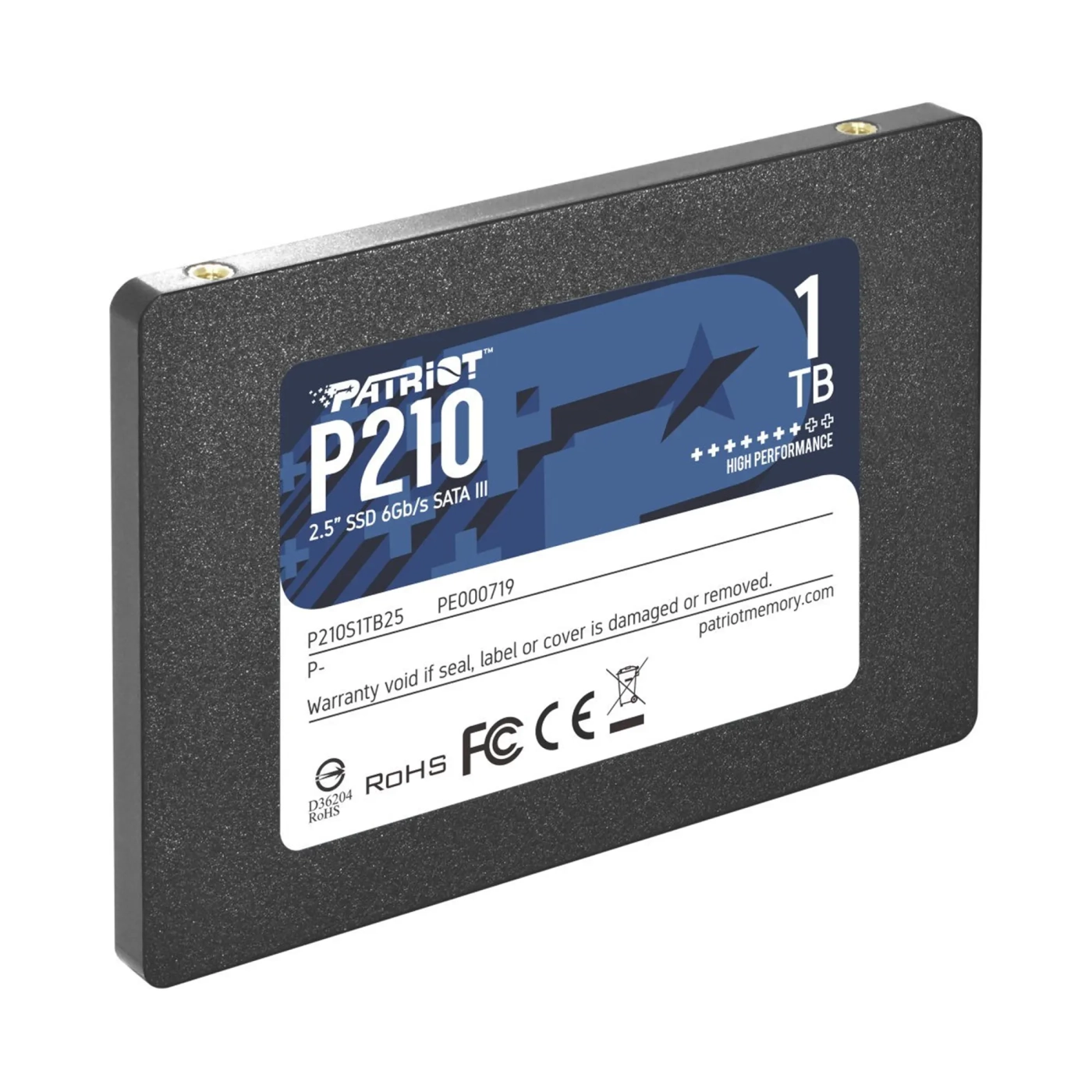 Купити SSD PATRIOT P210 1TB  2.5" SATA 3.0 - фото 3