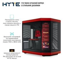 Купить Корпус Hyte Y70 TOUCH Black-Red (CS-HYTE-Y70-BR-L) - фото 2
