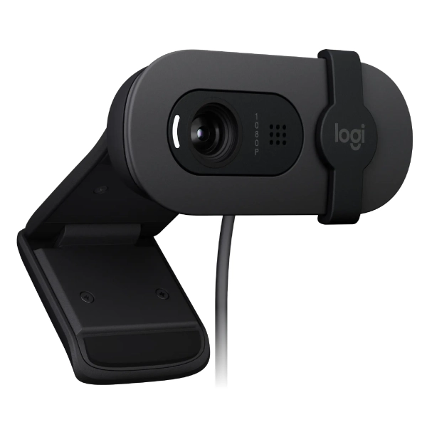 Купить Веб-камера Logitech Brio 100 FHD Graphite - фото 3