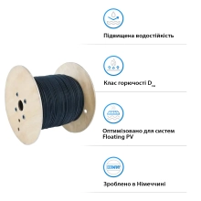 Купить Кабель солнечный KBE DB+ 4mm2 черный 500m - фото 3