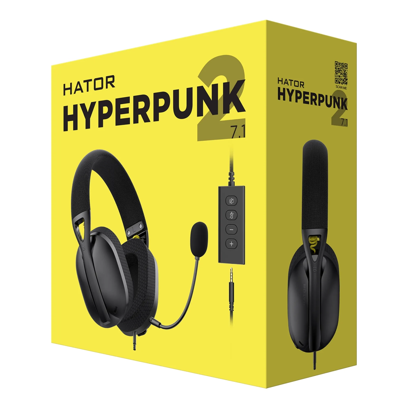 Купити Навушники HATOR Hyperpunk 2 USB 7.1 Black - фото 6