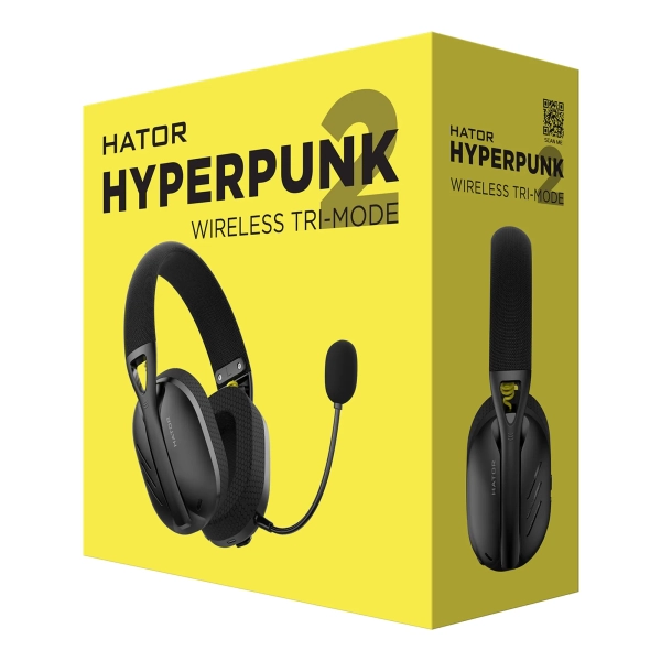 Купити Навушники HATOR Hyperpunk 2 Wireless Tri-mode Black - фото 6