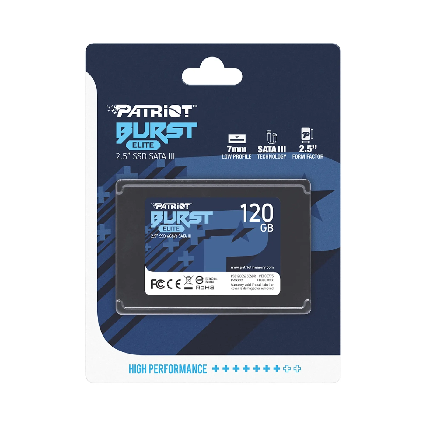 Купить SSD Patriot Burst Elite 120GB 2.5" - фото 6