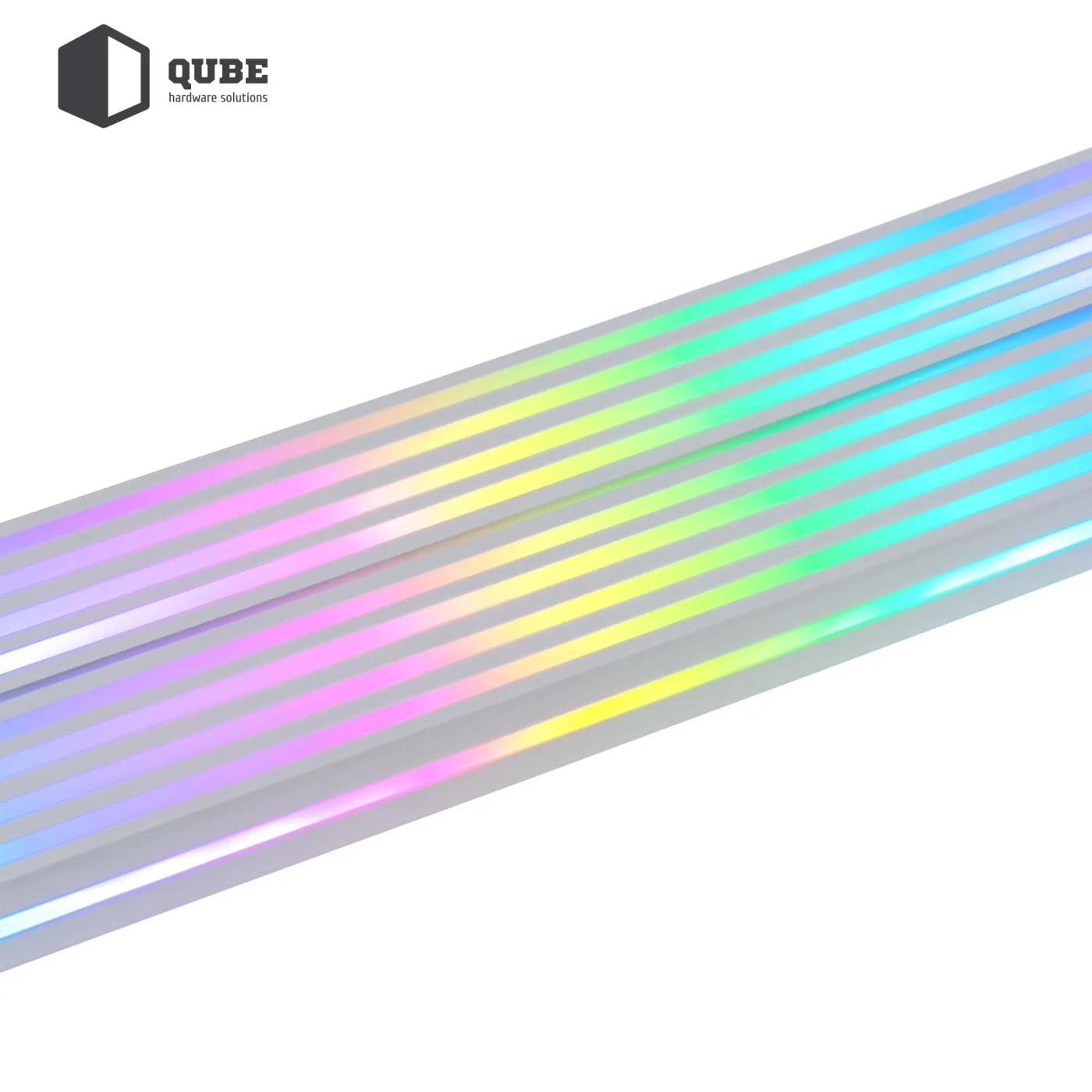 Купить Кабель для ПК Qube RGB 12+4pin to 2x8pin VGA, White - фото 6